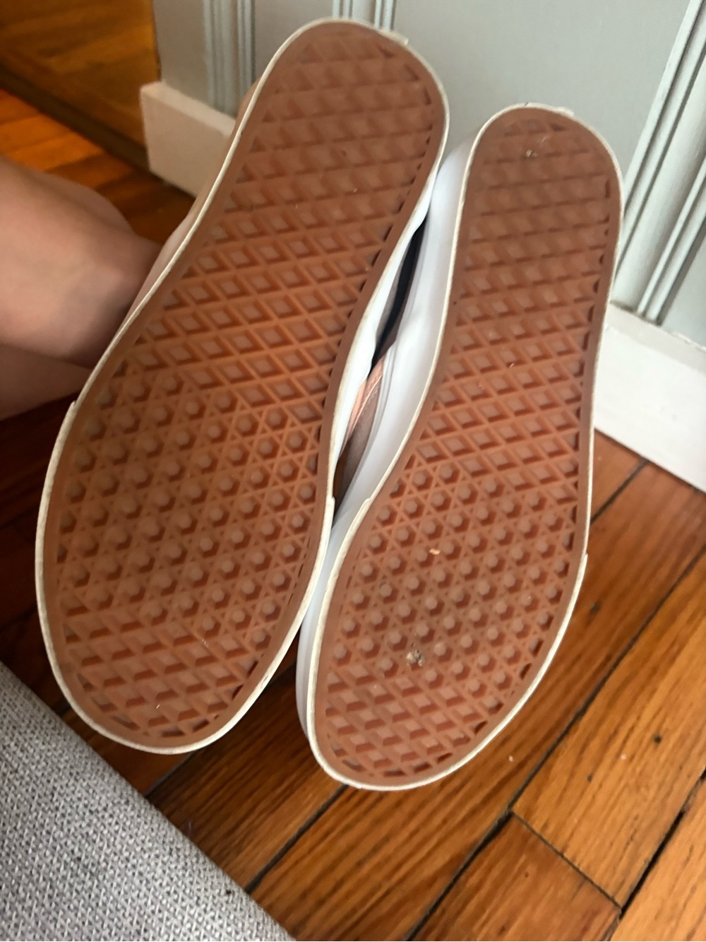 Women’s Size 9 Vans Slip-On Metallic Rose Sneakers - Picture 6 of 12